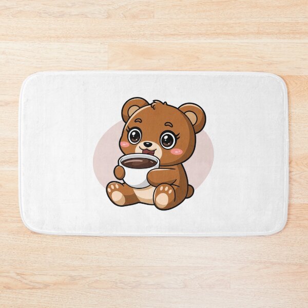 Item preview, bear drinking coffee designed and sold by Eternalski.