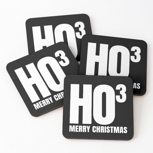 Item preview, HO3 - Ho Cubed - Ho Ho Ho Merry Christmas White Letters designed and sold by GFamilyC.
