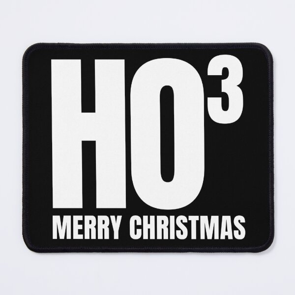 Item preview, HO3 - Ho Cubed - Ho Ho Ho Merry Christmas White Letters designed and sold by GFamilyC.