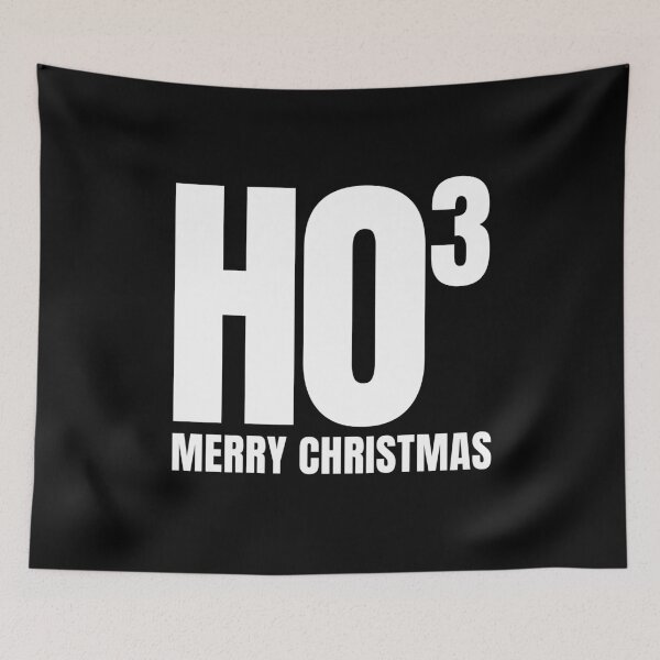 Item preview, HO3 - Ho Cubed - Ho Ho Ho Merry Christmas White Letters designed and sold by GFamilyC.