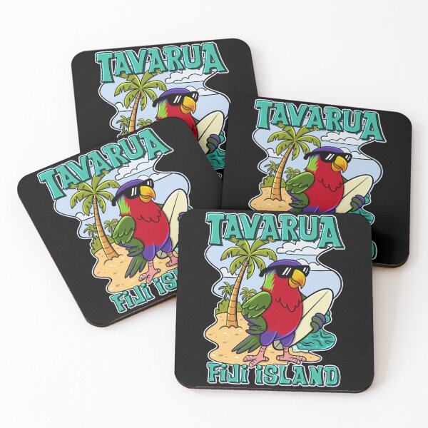 Item preview, Tavarua Cool Parrot – Fiji Island Surf Culture designed and sold by ImaginarStore.