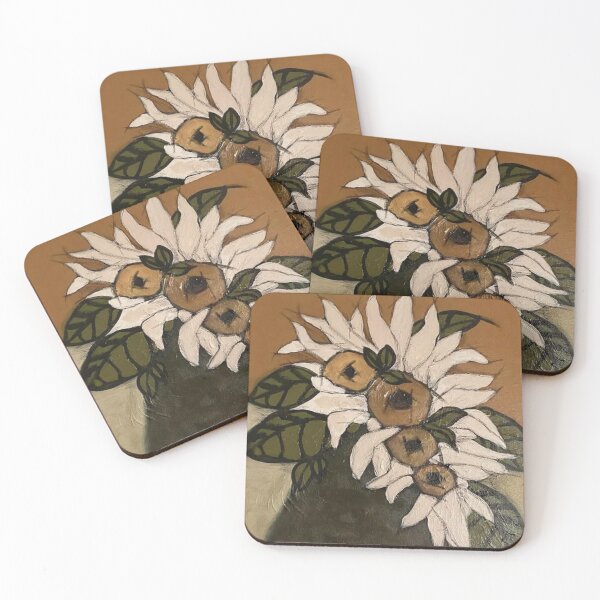 Item preview, 'Flora's Fantasy' Acrylic Painting on canvas designed and sold by bellingenbelles.
