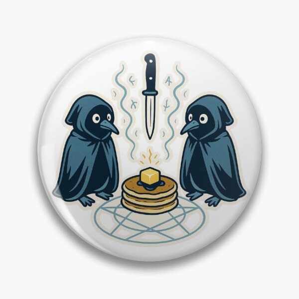 Item preview, Two Penguins Short of a Pancake – Occult Breakfast Cult Design designed and sold by Altered Array, LLC.