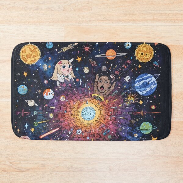 Item preview, Yellow Whimsical Galactic Wonders Enchanting Interstellar Adventures Await designed and sold by ART ATTACK ZONE.