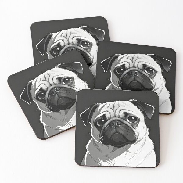 Item preview, Small pug designed and sold by PrintLabStudio.
