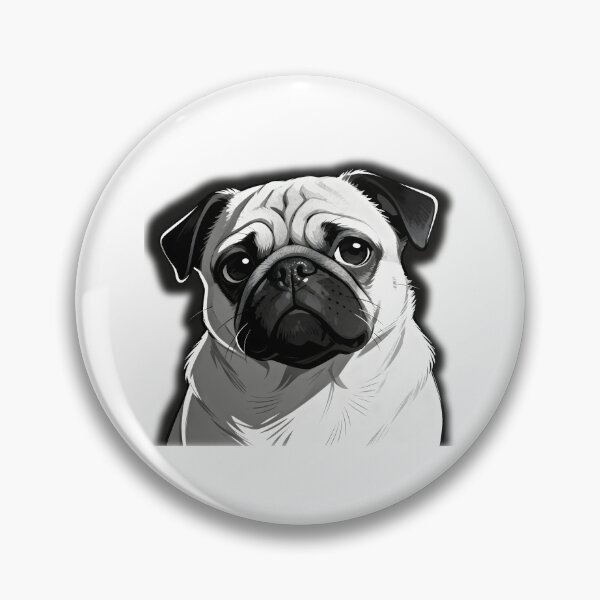 Item preview, Small pug designed and sold by PrintLabStudio.