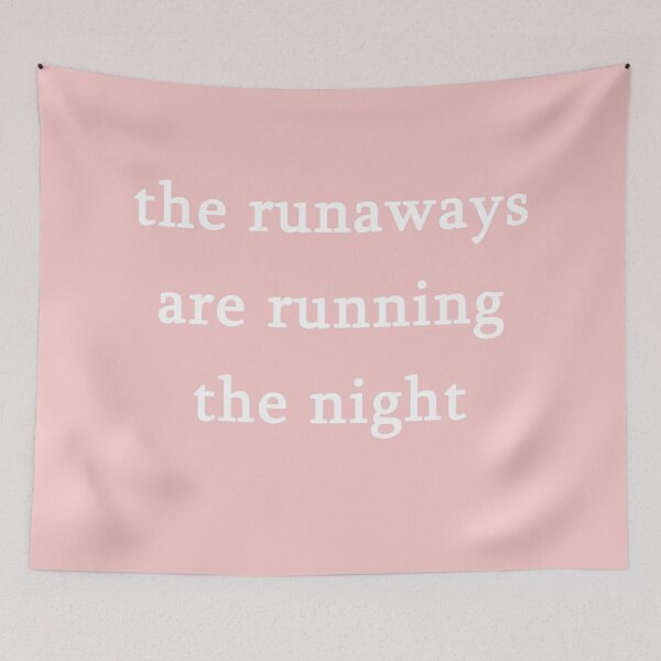 Item preview, the runaways are running the night millennial pink designed and sold by FandomTrading.