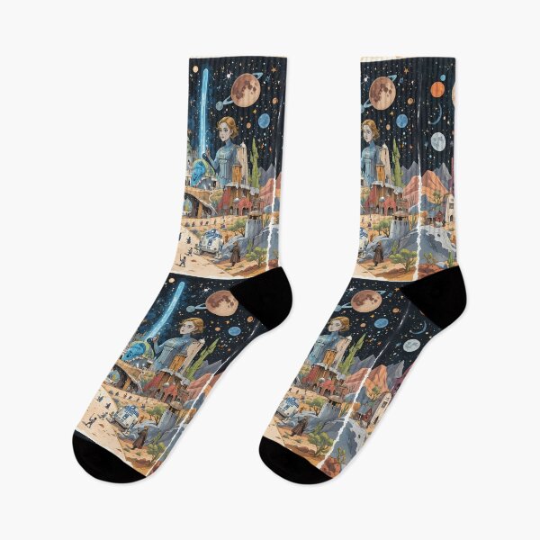 Item preview, Black Whimsical Galactic Wonders Enchanting Interstellar Adventures Await designed and sold by ART ATTACK ZONE.