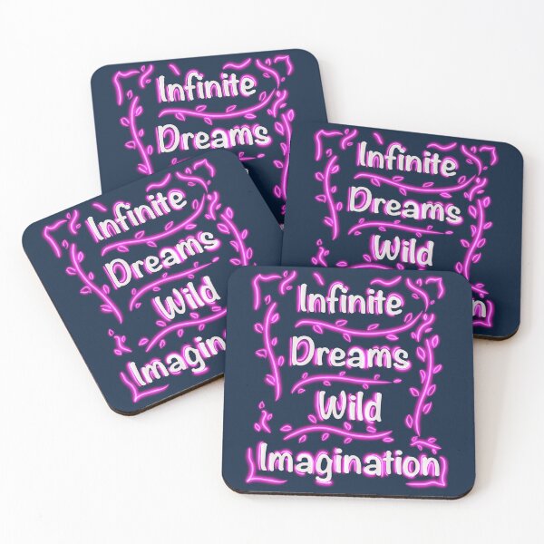 Item preview, Infinite Dreams, Wild lmagination- Creative Typography Art designed and sold by Shabi4Arts.