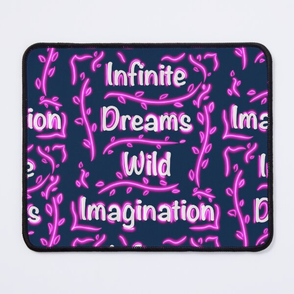 Item preview, Infinite Dreams, Wild lmagination- Creative Typography Art designed and sold by Shabi4Arts.