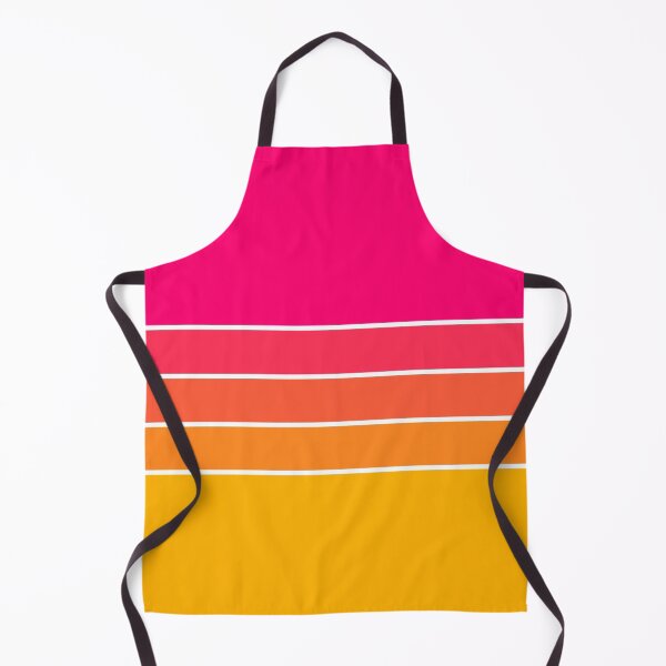 Item preview, Bubbly 70s Vintage Retro Stripes in Hot Pink and Orange designed and sold by Deutschic.