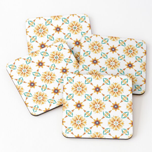 Item preview, Luxury Moroccan Zellige Mandala // Square Islamic Geometric Tile Art – Bohemian Wall Design designed and sold by Artaprintly.