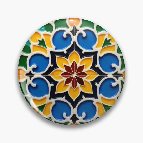 Item preview, Moroccan Zellige Square Mandala // Traditional Islamic Geometric Art designed and sold by Artaprintly.