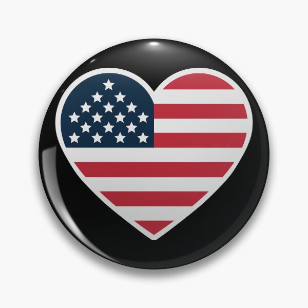 Item preview, USA Heart Flag designed and sold by theartfulaspie.