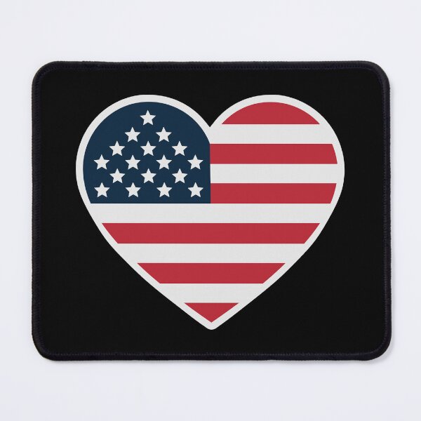 Item preview, USA Heart Flag designed and sold by theartfulaspie.