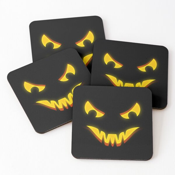 Item preview, Scary Pumpkin Face with Evil Look and Weird Laugh: Glowing Halloween Jack O’ Lantern Art designed and sold by MONTRIS.