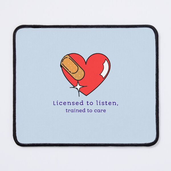 Item preview, Licensed to listen, trained to care - counseling psychologist designed and sold by TaurusC95.