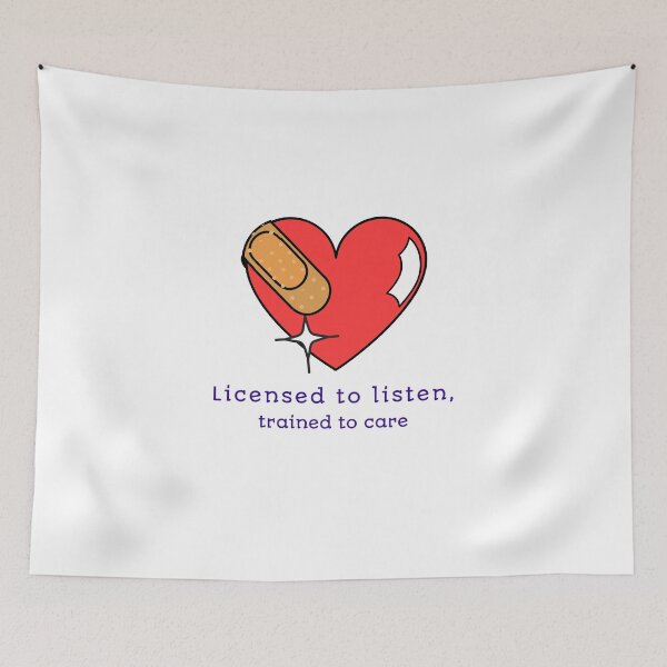 Item preview, Licensed to listen, trained to care - counseling psychologist designed and sold by TaurusC95.