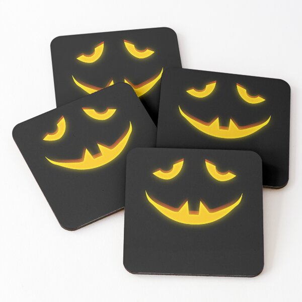 Item preview, Drunk Scary Pumpkin Face with Goofy Smile: Funny Glowing Jack O’ Lantern Halloween Art designed and sold by MONTRIS.