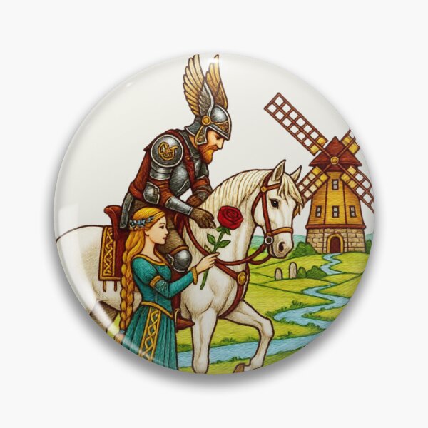 Item preview, Great Free Love Love The Knight and The Princess designed and sold by Ciervo Primavera.