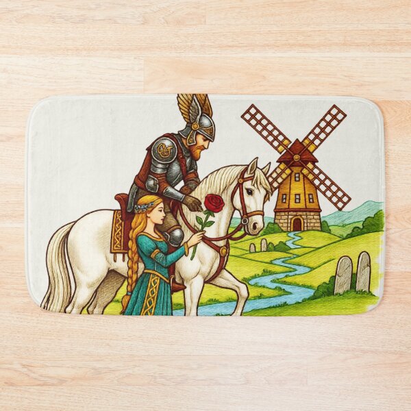 Item preview, Great Free Love Love The Knight and The Princess designed and sold by Ciervo Primavera.
