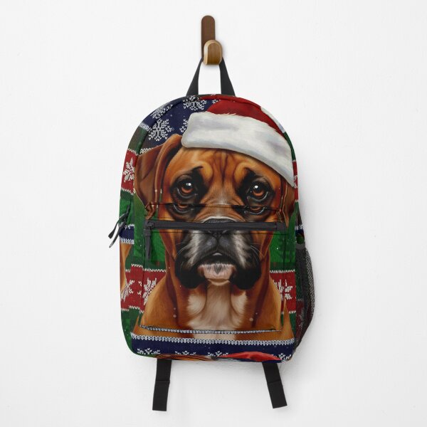 Item preview, Ugly Sweater - Bilbo The Boxer – Festive Christmas Dog Art designed and sold by Art's Diner.