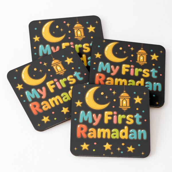 Item preview, My First Ramadan (V.4) – Cute Islamic Lantern and Moon Design for Kids designed and sold by D-Islamic.