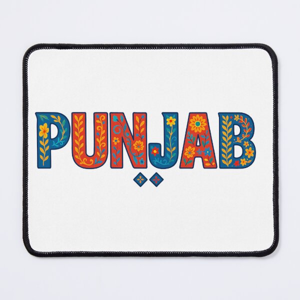 Item preview, Punjab Truck Art Typography | Colorful Desi Folk Art Design designed and sold by HusnMir.