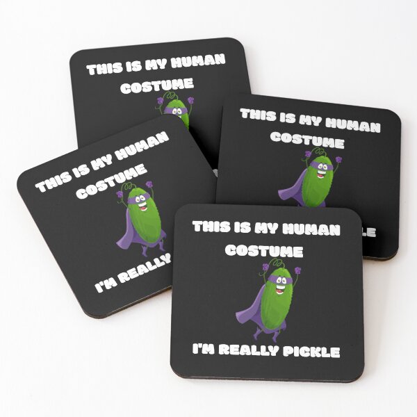 Item preview, This is My Human Costume I'm Really Pickle designed and sold by Tom-Apex-Art.