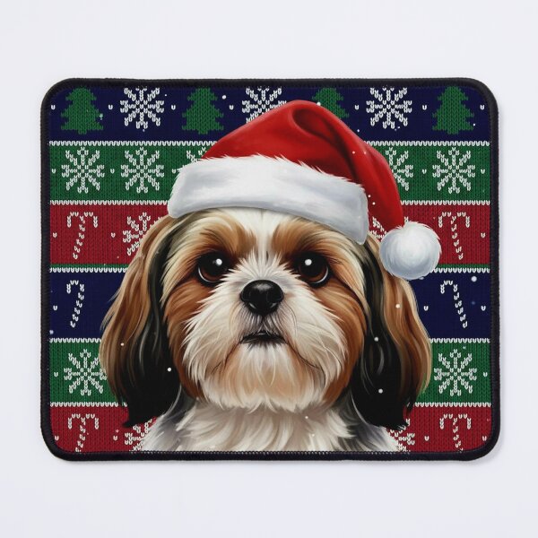 Item preview, Ugly Christmas Sweater - Shilo The Shih Tzu – Festive Furbies Collection designed and sold by Art's Diner.