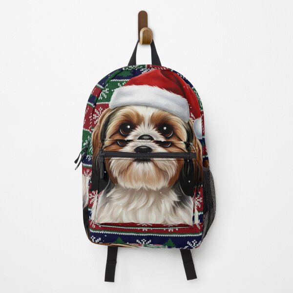 Item preview, Ugly Christmas Sweater - Shilo The Shih Tzu – Festive Furbies Collection designed and sold by Art's Diner.