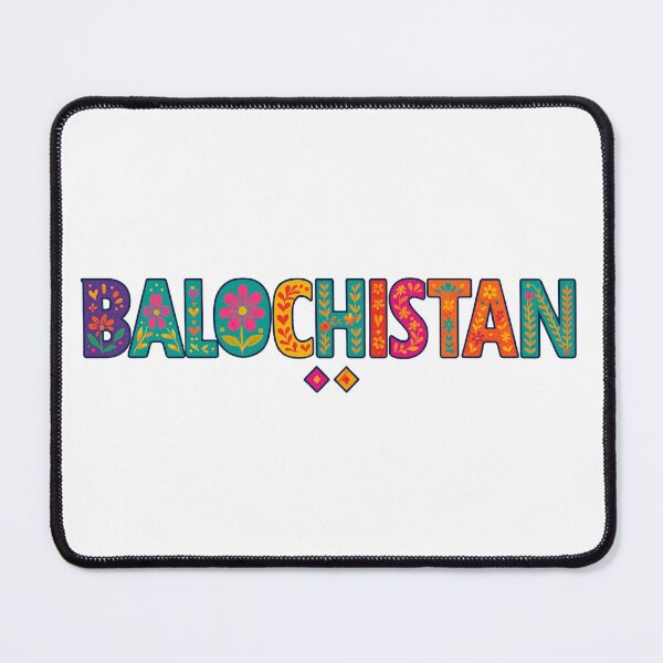 Item preview, Balochistan -Truck Art Typography | Colorful Desi Folk Art Design designed and sold by HusnMir.