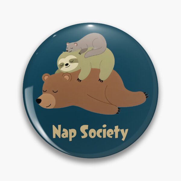Item preview, Nap Society – Cute Sleeping Animal Stack designed and sold by SidTastic .