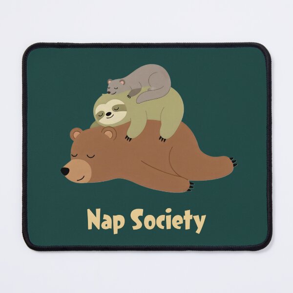 Item preview, Nap Society – Cute Sleeping Animal Stack designed and sold by SidTastic .
