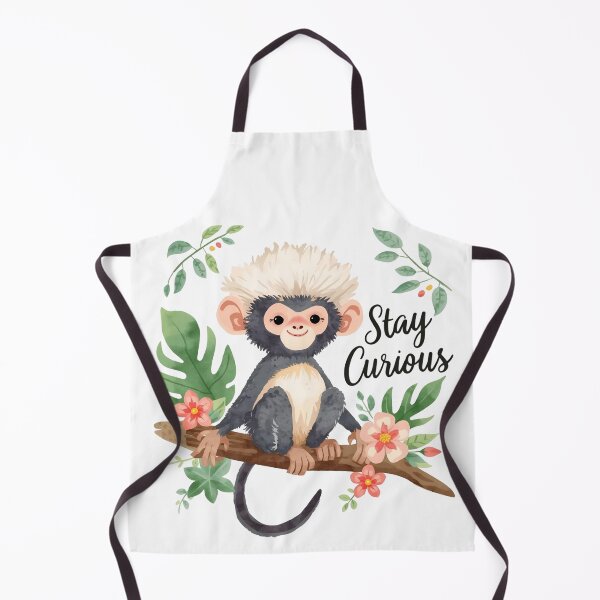 Item preview, White-headed monkey_Stay curious designed and sold by ColombiaWild.