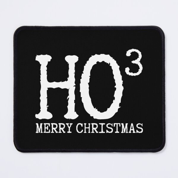 Item preview, HO3 - Ho Cubed - Ho Ho Ho Merry Christmas Typewriter Font White Letters designed and sold by GFamilyC.