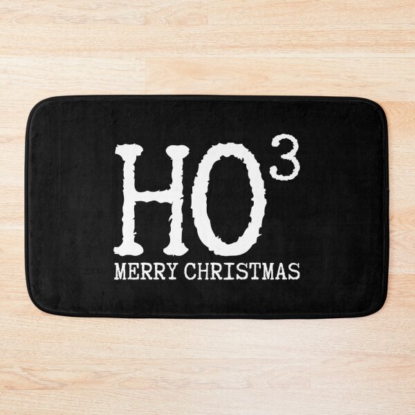 Item preview, HO3 - Ho Cubed - Ho Ho Ho Merry Christmas Typewriter Font White Letters designed and sold by GFamilyC.