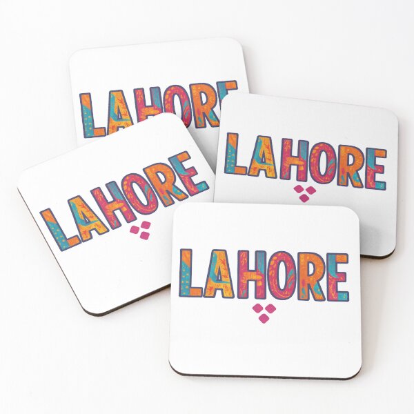 Item preview, Lahore- Truck Art Typography | Colorful Desi Folk Art Design designed and sold by HusnMir.