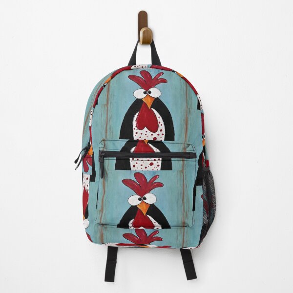 Item preview, Rooster Showing Off Its Polka-Dot Feathers and Bold Red Comb Like a True Barnyard Diva designed and sold by OlfactoART Studio.