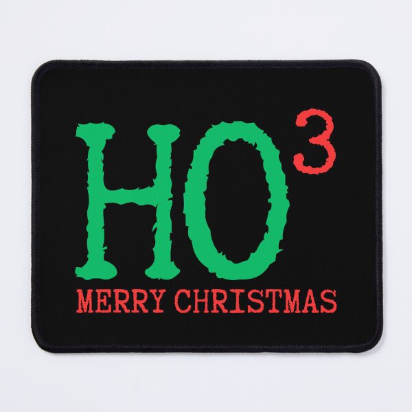 Item preview, HO3 - Ho Cubed - Ho Ho Ho Merry Christmas Typewriter Font Red Green Letters designed and sold by GFamilyC.