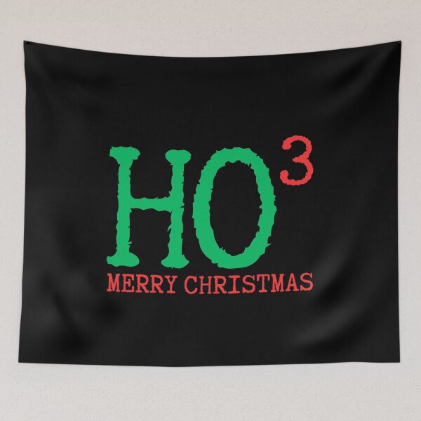 Item preview, HO3 - Ho Cubed - Ho Ho Ho Merry Christmas Typewriter Font Red Green Letters designed and sold by GFamilyC.
