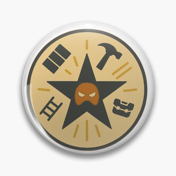 Item preview, Star of the Roofer | Everyday Hero Emblem of Safety & Skill designed and sold by EHPpl.