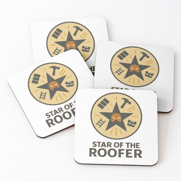 Item preview, Star of the Roofer | Everyday Hero Emblem of Safety & Skill designed and sold by EHPpl.