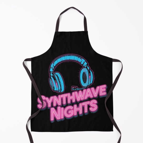 Item preview, Synthwave Nights | Retro 80s Neon Headphone Music Vibe Design designed and sold by Tucker-Art.