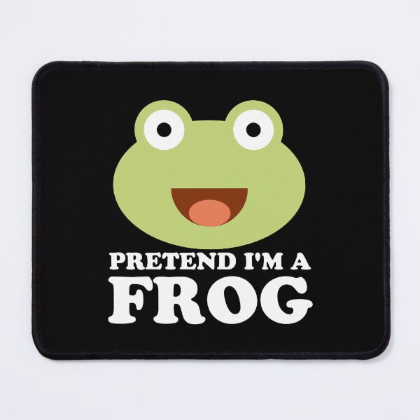Item preview, Pretend I’m A Frog - Funny Cute Frog Face Quote designed and sold by Shape Snip Studio.