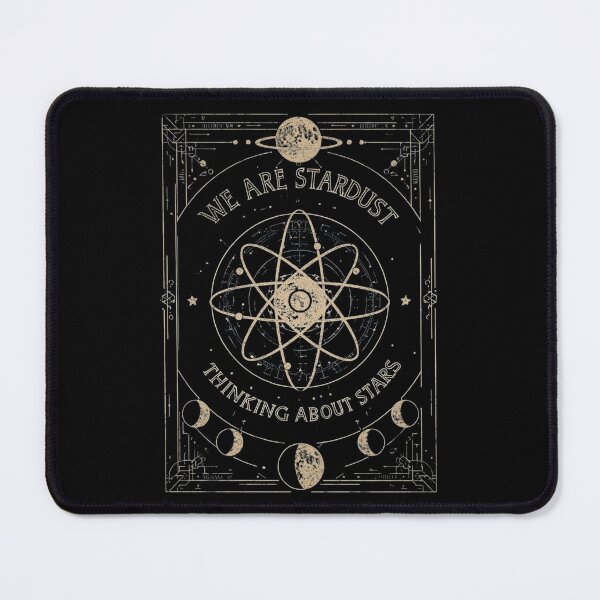 Item preview, We Are Stardust Thinking About Stars | Cosmic Science Astrology Gold Art designed and sold by Tucker-Art.