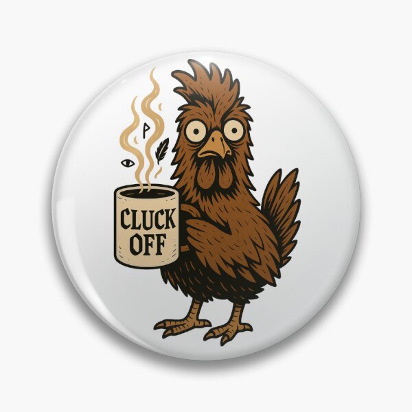 Item preview, Emotionally Unstable Poultry – Gothic Coffee Chicken Design designed and sold by Altered Array, LLC.