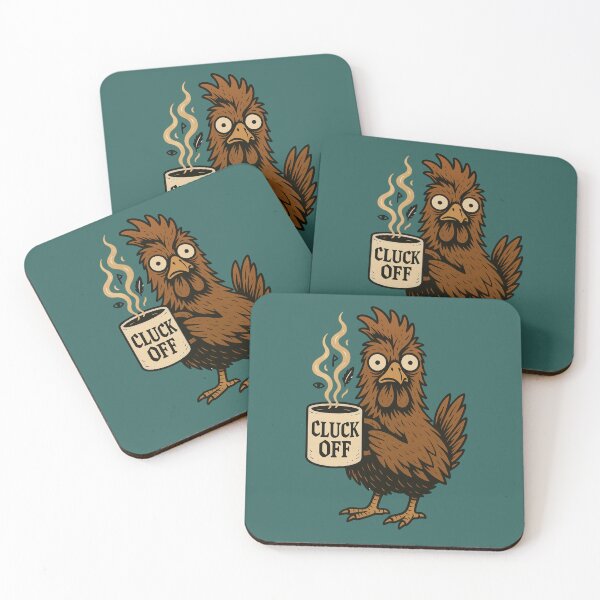 Item preview, Emotionally Unstable Poultry – Gothic Coffee Chicken Design designed and sold by Altered Array, LLC.