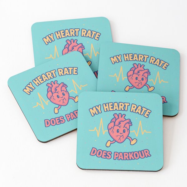 Item preview, My Heart Rate Does Parkour designed and sold by MichellesMedArt.
