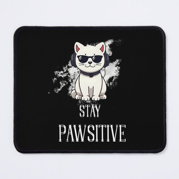Item preview, Best Gift For Cat Maniac Stay Pawsitive designed and sold by Cute and Funny.